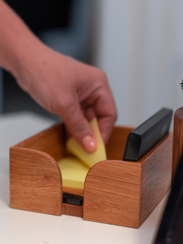 Салфетница, светлый дуб