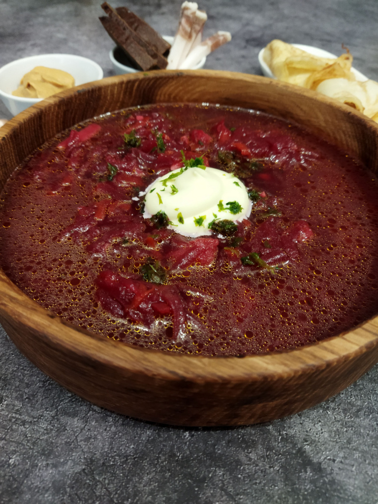 Салатник из дуба, 22 см