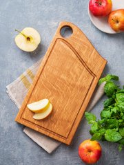 Доска разделочная из цельного дуба Сушеф 30*16 см