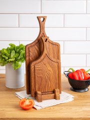 Набор разделочных досок из цельного дуба Традиция