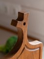 Доска кухонная Ветка лозы длинная 44*13 см, цельный дуб