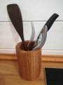 Подставка для столовых приборов, дуб, масло