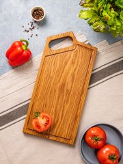 Разделочная доска из дуба Божоле большая 40*19 см